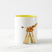 Hee Hee Hee!! Cartoon Giraffe mug (Center)
