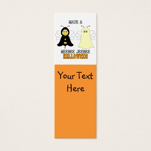 HeeBee JeeBee Halloween Bookmark (Front)