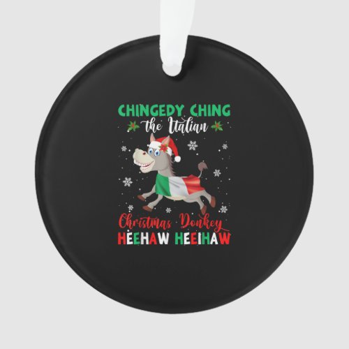 HEEHAW The Christmas Donkey  Donkey Lovers Gifts Ornament