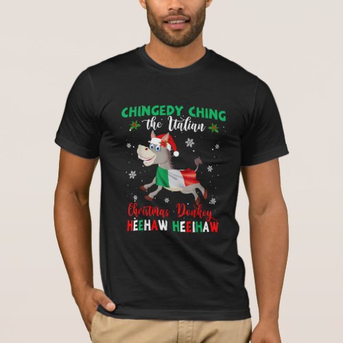 HEEHAW The Christmas Donkey  Donkey Lovers Gifts T_Shirt