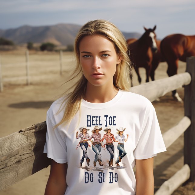 Heel Toe Line Dancing T=Shirt T-Shirt (Creator Uploaded)