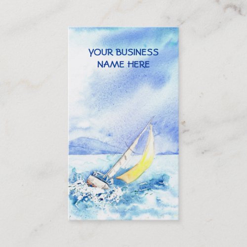 'Heeled Over' Business Card
