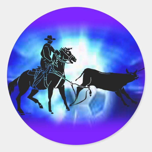 Heeler 101 classic round sticker (Front)