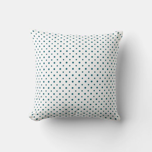 Heffalumps Polka Dots on White Custom Pillow