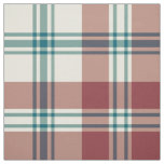 Heffalumps Red, Deep Blue, Beige Plaid Pattern Fabric