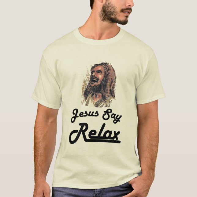Hefty Gnar - Jesus Say Relax T-Shirt (Front)