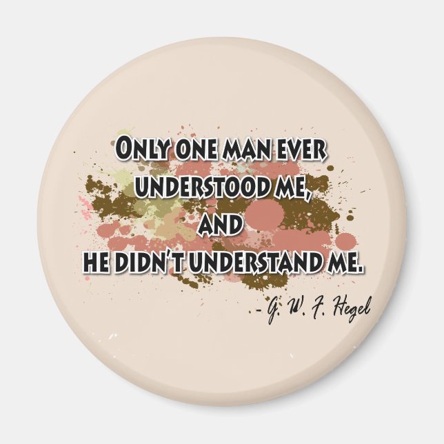 Hegel Magnet (Front)