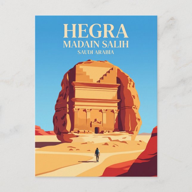 Hegra (Madain Salih) Saudi Arabia Postcard (Front)