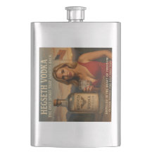 Hegseth Vodka — The Spirit That Salutes Back Flask