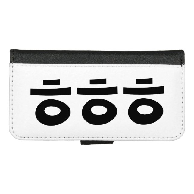 HEHEHE ㅎㅎㅎ Korean Slang iPhone Wallet Case (Front (Horizontal))