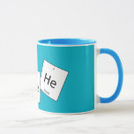 Hehehe Helium Laughing Gas Element Pun Cup at Zazzle