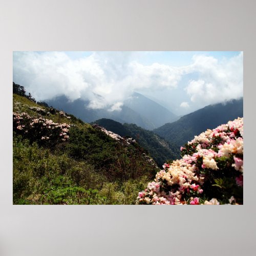 HeHuan Mountain Taroko National Park Taiwan  Poster