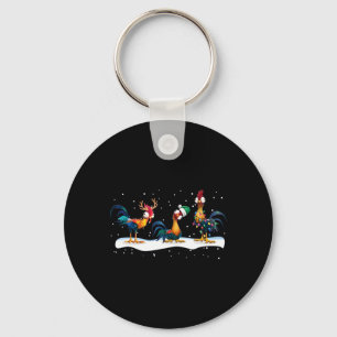 Hei Hei Chicken Christmas - Uni  Keychain