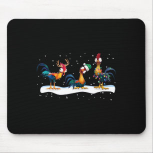 Hei Hei Chicken Christmas - Uni  Mouse Pad