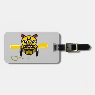 Hei Tiki Bee Toy Kiwiana Luggage Tag