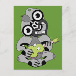 Hei Tiki Ukulele Aotearoa Postcard