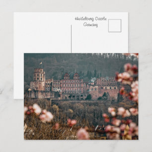 Heidelberg Castle Spring   Romantic Germany  Postcard