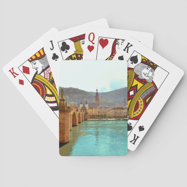 Heidelberg, Germany Poker Cards (Back)