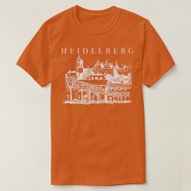 Heidelberg Germany Traveling Heidelberg Travel Ger T-Shirt (Design Front)