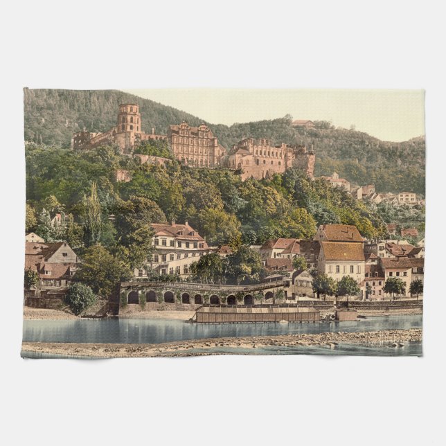 Heidelberg II, Baden-Württemberg, Germany Kitchen Towel (Horizontal)