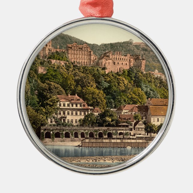 Heidelberg II, Baden-Württemberg, Germany Metal Ornament (Front)