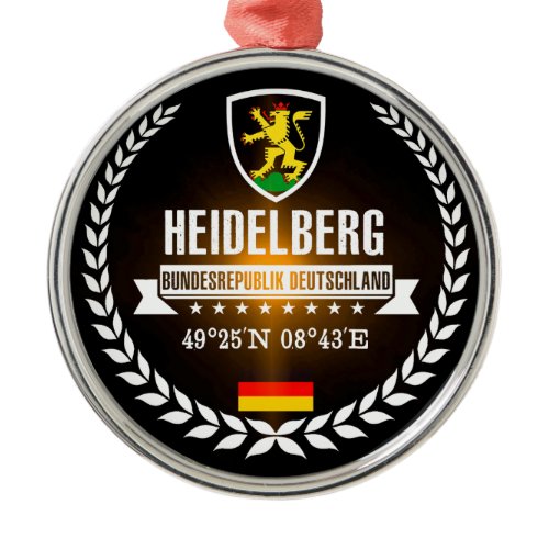 Heidelberg Metal Ornament