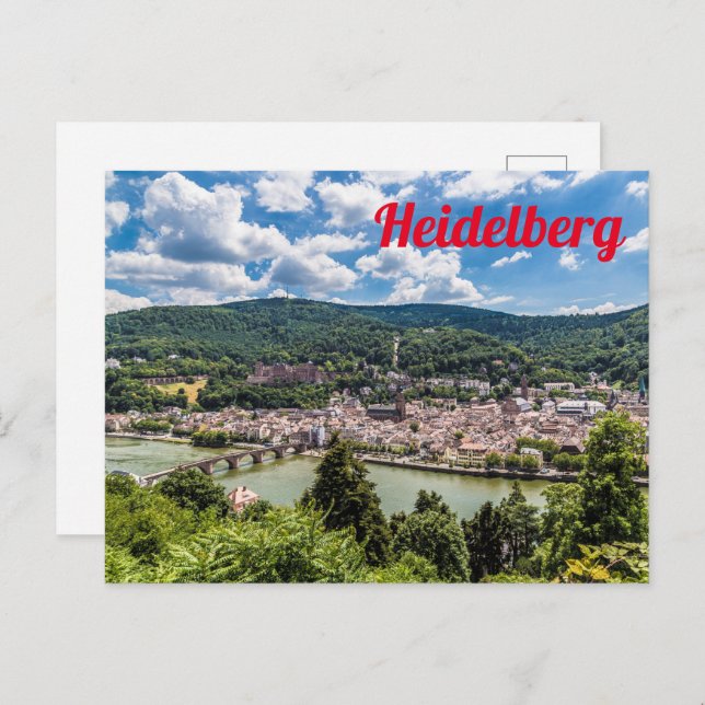 Heidelberg Neckar Panorama Germany Postcard (Front/Back)