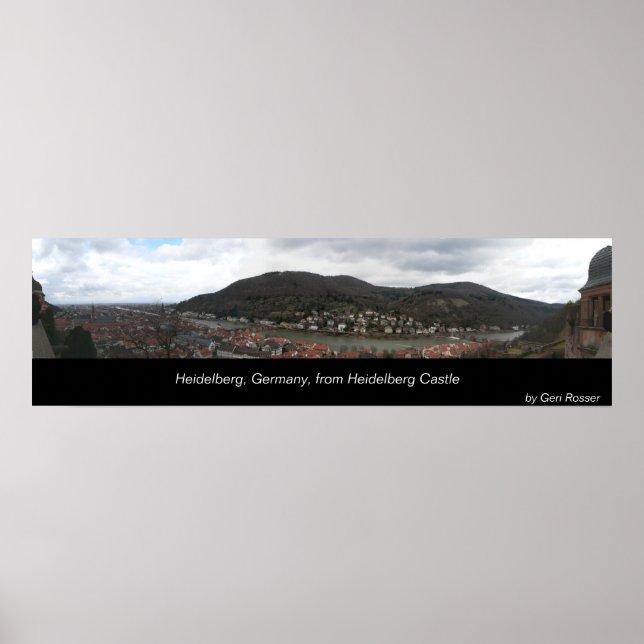 Heidelberg Panorama Poster (Front)