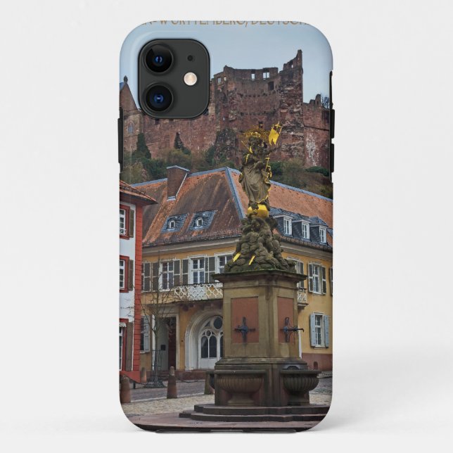 Heidelberg - Statue and Castle Case-Mate iPhone Case (Back)