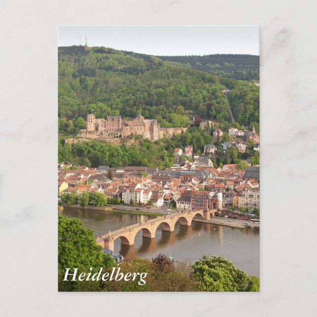 Heidelberg view postcard (Front)
