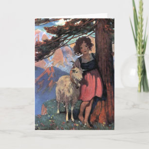 Heidi by Jessie Wilcox Smith Card