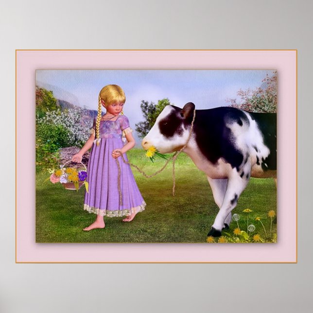 heidi cow girl poster FROM 14.95 (Front)