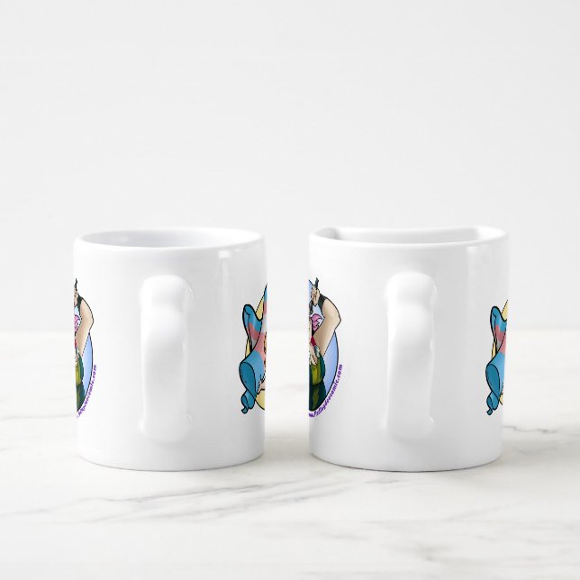 Heidi & Dee Matching Mugs (Handle)