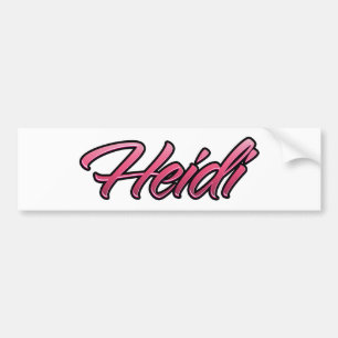 Heidi faded pink Aufkleber Sticker