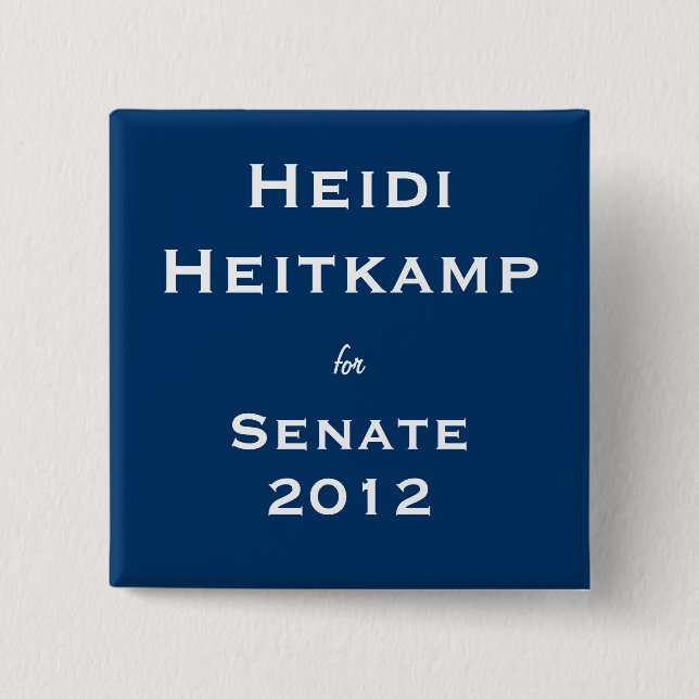 Heidi Heitkamp for Senate Pinback Button (Front)