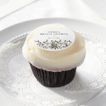 HEIDI Muted Tone Boho Wildflower Bridal Shower Edible Frosting Rounds<br><div class="desc">This bridal shower frosting round features muted tone watercolor wildflowers and a simple serif font combination. This cookie is the perfect addition to your mountain,  boho,  or floral themed bridal shower event.</div>
