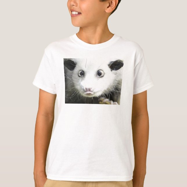 Heidi The Cross Eyed Opossum T-Shirt (Front)