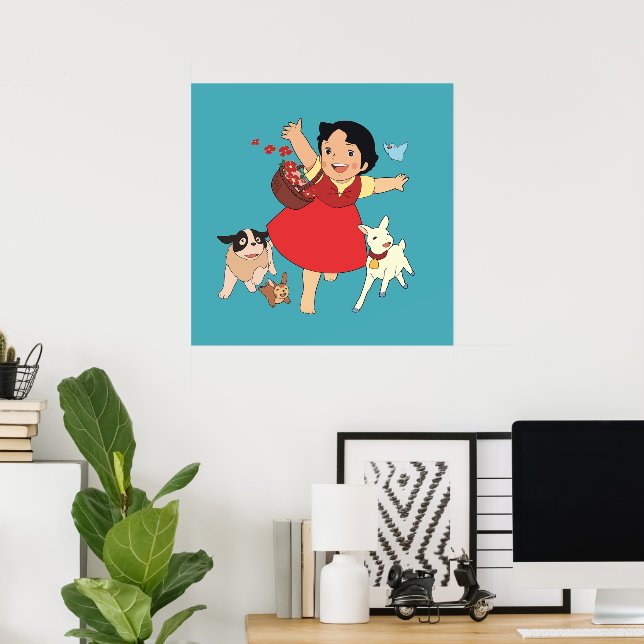 サイン入り カリメロ CD ノスタルジー　写真付き　heidi. Heidi the girl from the Alps Poster | Zazzle