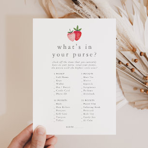 HEIDI Who Knows Mommy Best Baby Shower Game Card