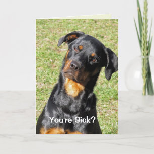 Heidi You're Sick Greeting Card