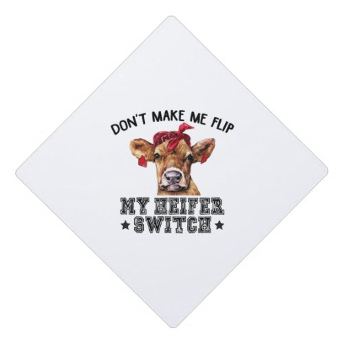 Heifer Graduation Cap Topper