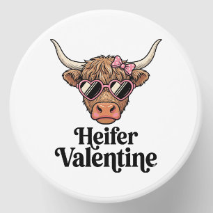Heifer Valentine Highland Cow Vintage Design_1 Mini Candle Favors