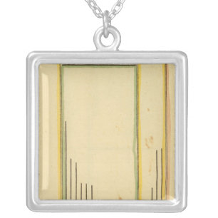 Heights mountains silver plated necklace
