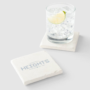 Heights Tile, Blue Tile, Houston Heights Stone Coaster
