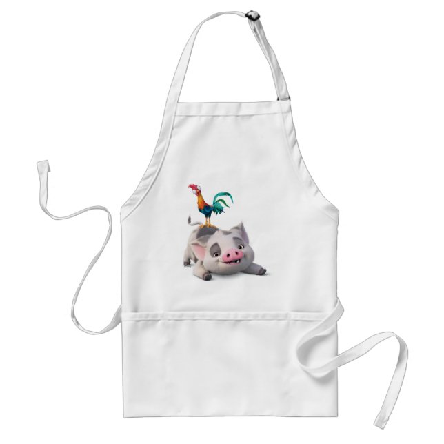 Heihei and Pua Playtime Adult Apron (Front)