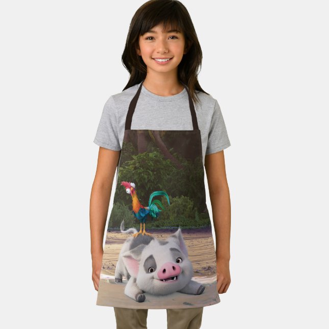 Heihei and Pua Playtime Apron (Insitu)
