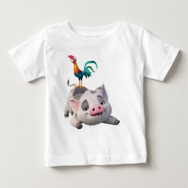 Heihei and Pua Playtime Baby T-Shirt (Front)