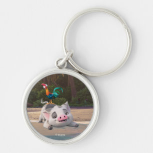 Heihei and Pua Playtime Keychain