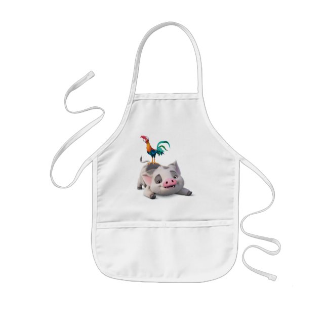 Heihei and Pua Playtime Kids' Apron (Front)