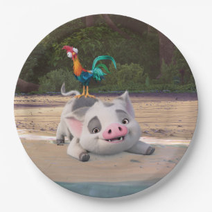 Heihei and Pua Playtime Paper Plates